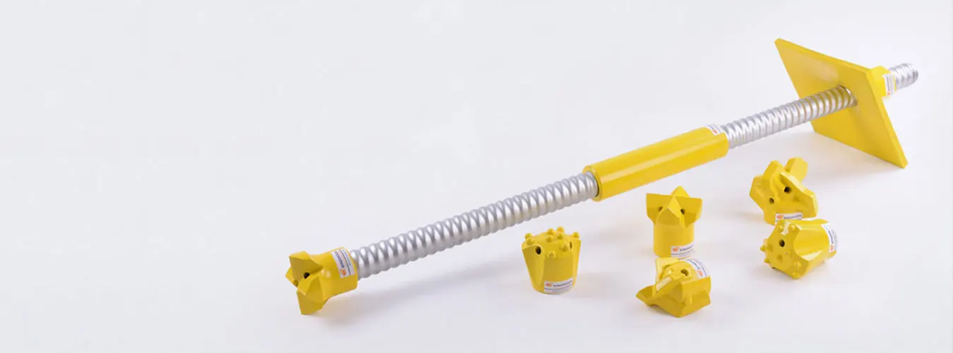 Rock bolts manufature company which increased stability and strength against surface movements